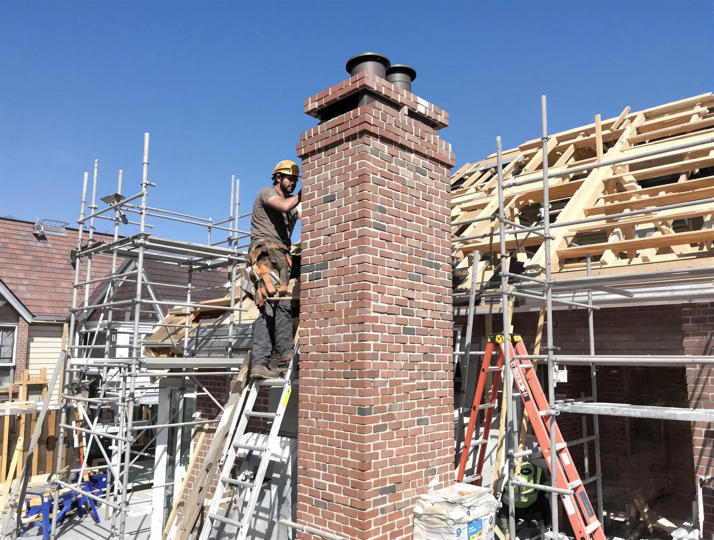 New chimney installation completed by Linden Chimney Sweep in Linden, NJ