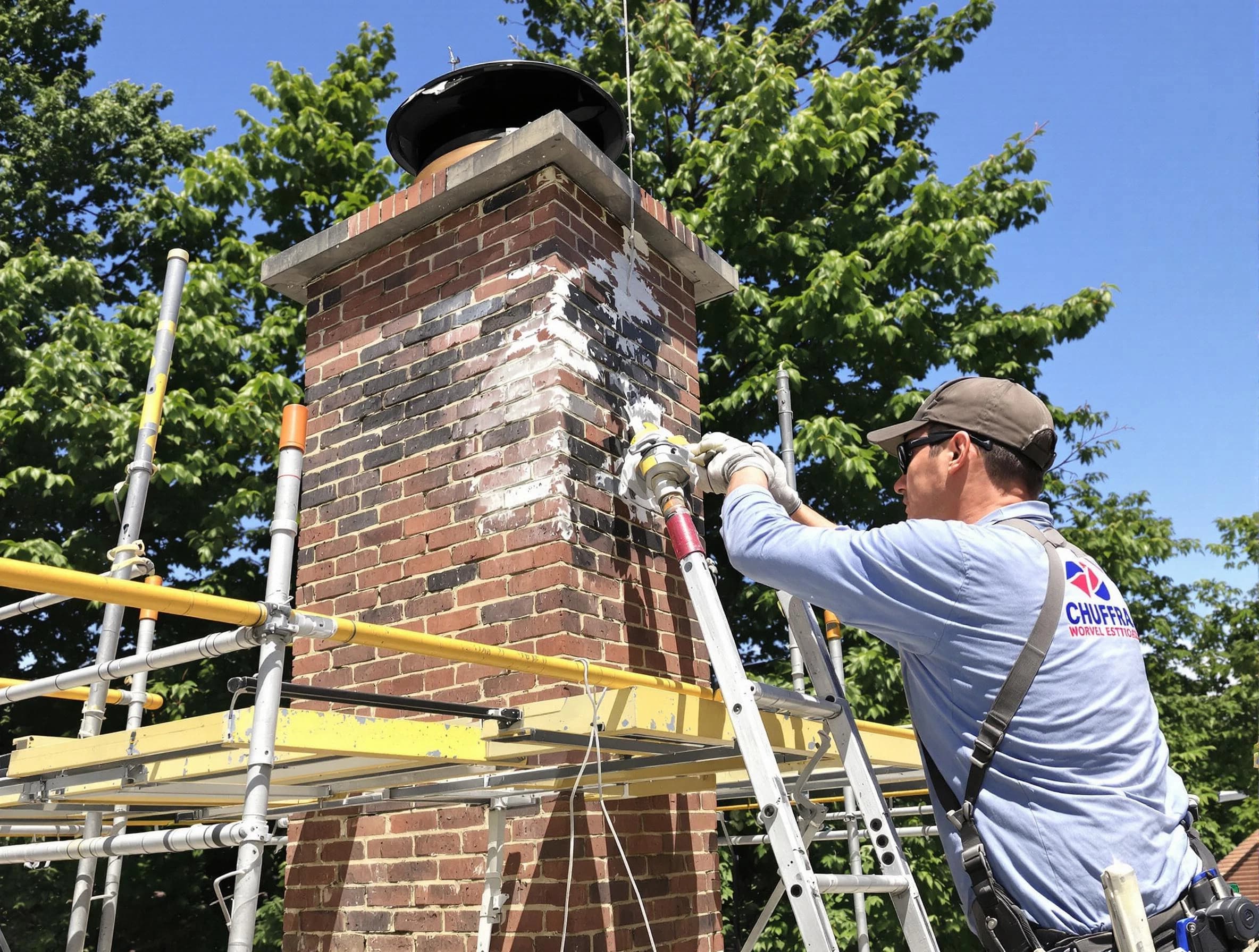Structural chimney repair by Linden Chimney Sweep in Linden, NJ