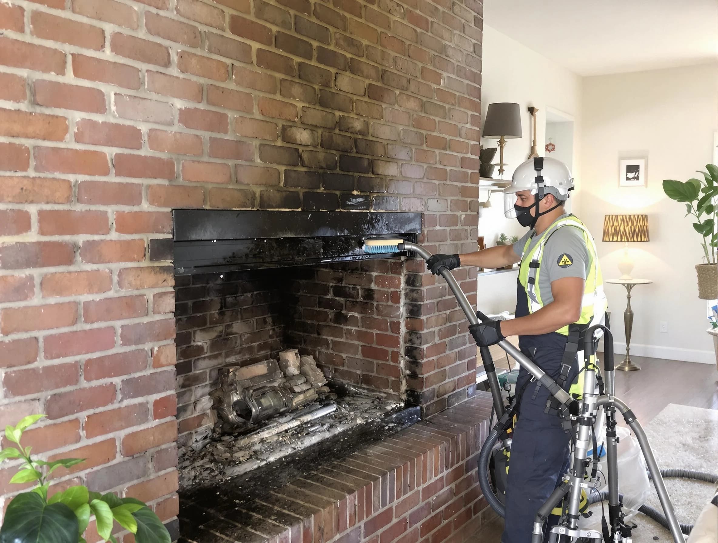 Linden Chimney Sweep providing fireplace cleaning services in Linden, NJ