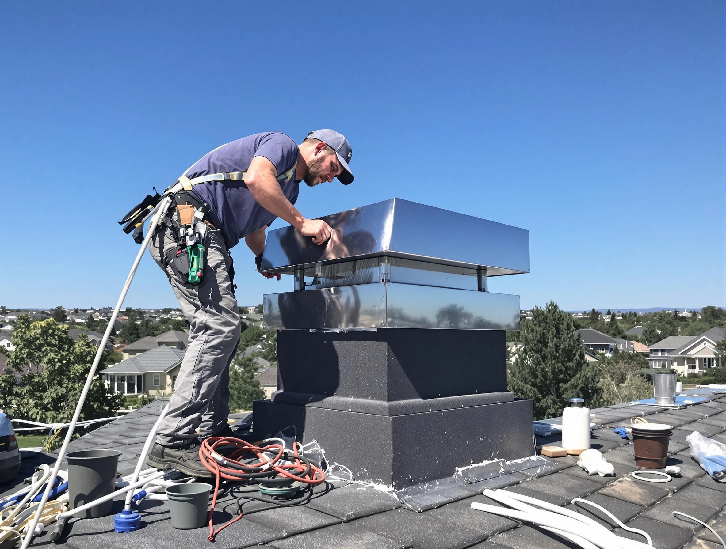 Chimney Cap Services in Linden