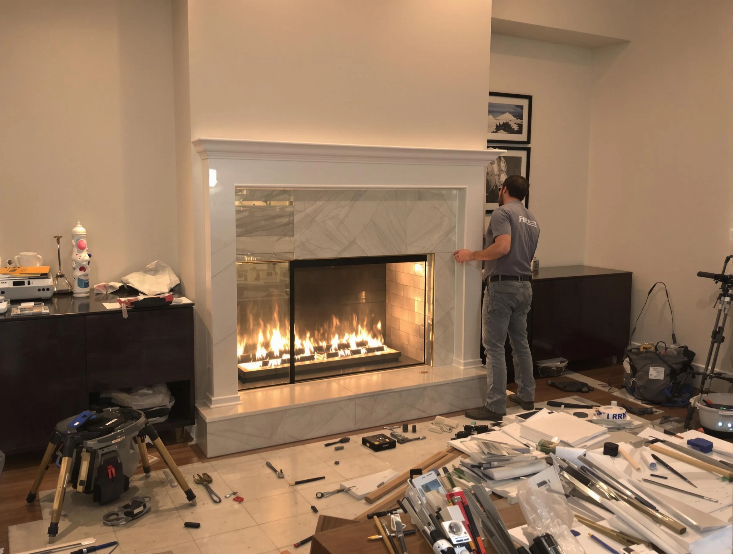 Fireplace Installation in Linden