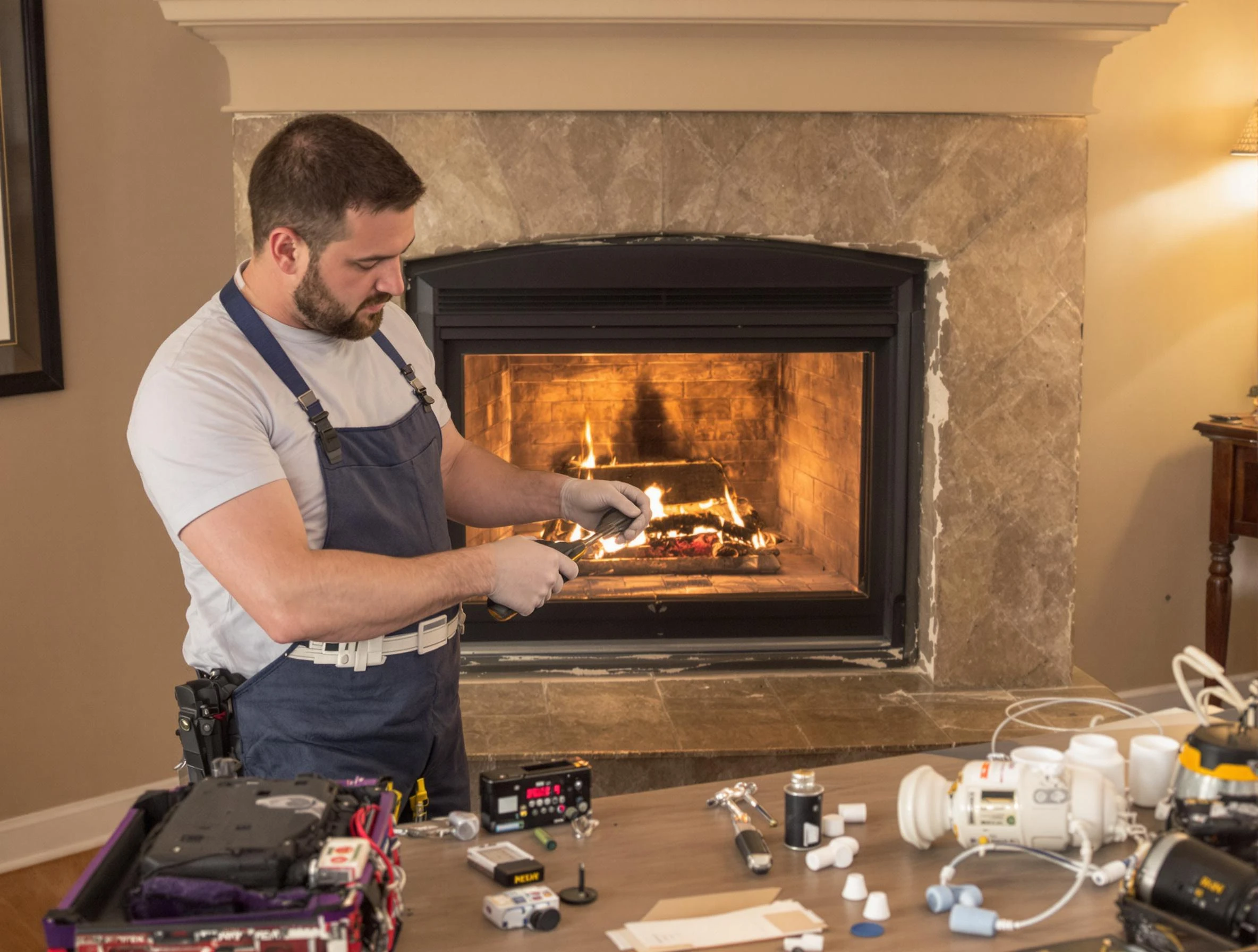 Fireplace Repair in Linden